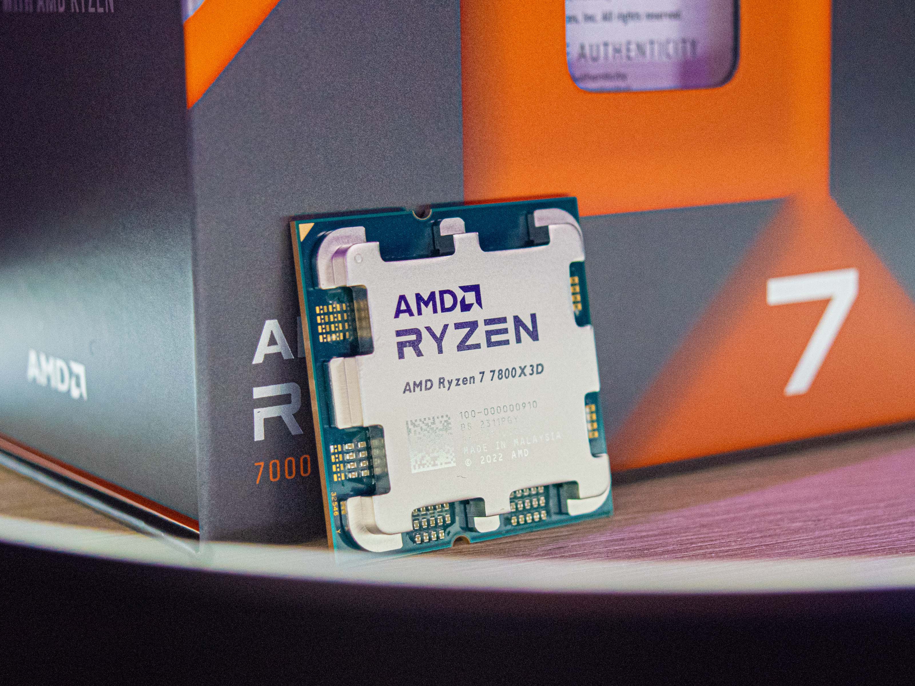 The AMD Ryzen 7 7800X3D CPU