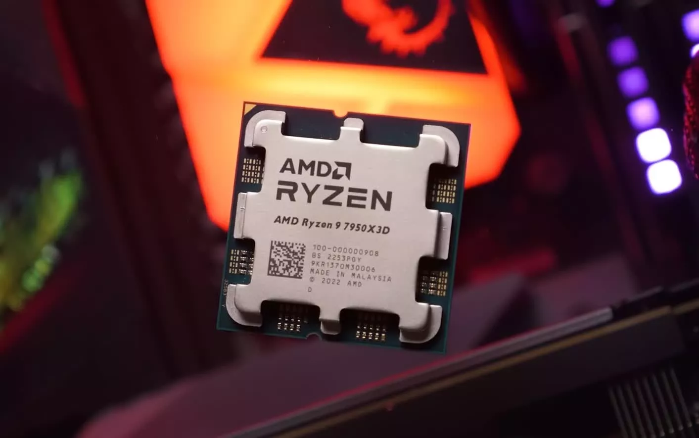 The AMD Ryzen 9 7950X3D CPU